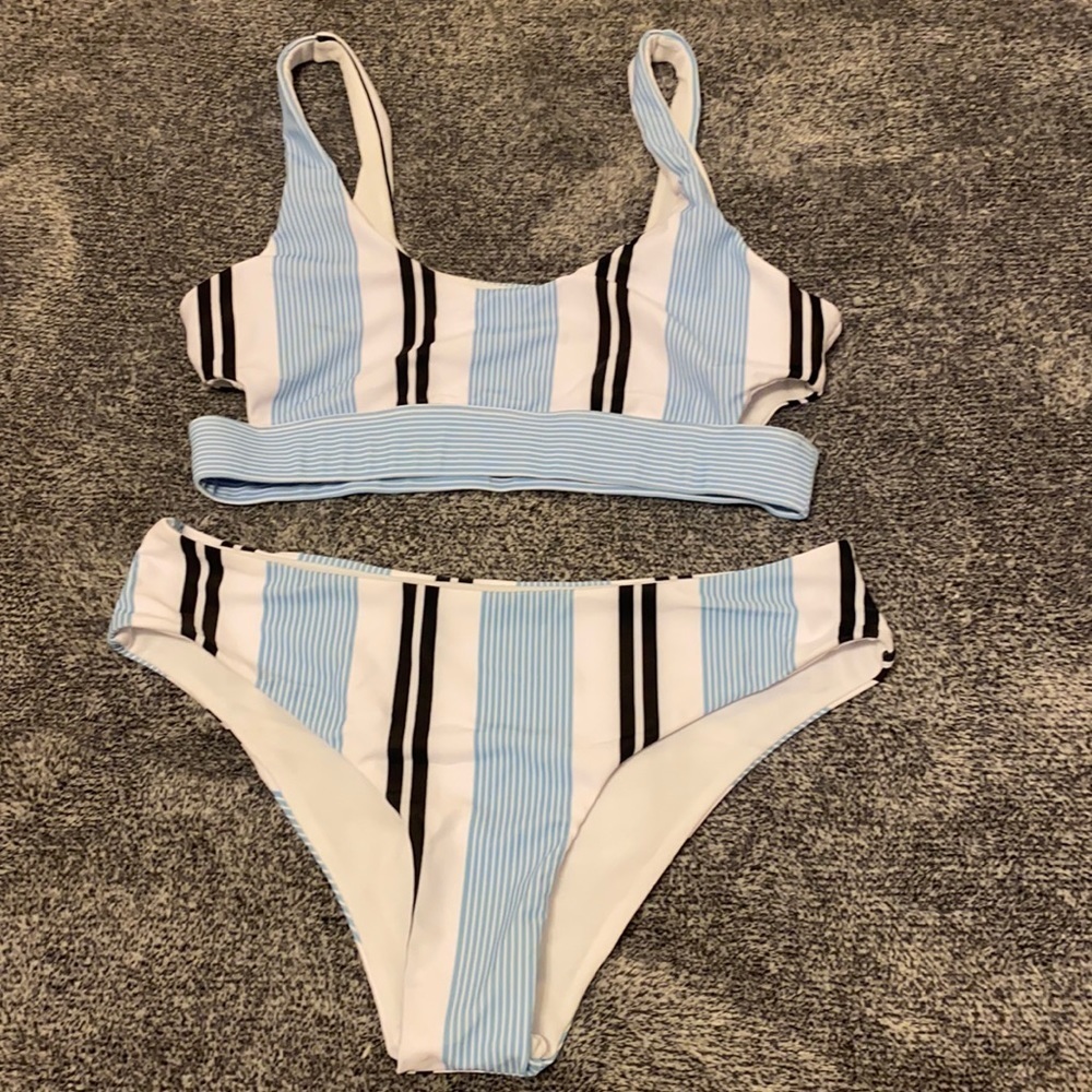 Shein Cute Striped Bikini